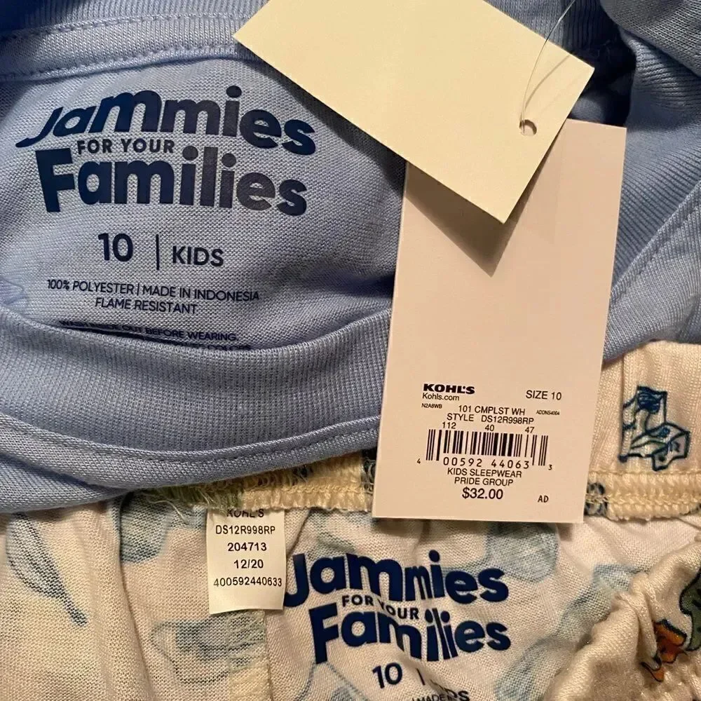 JAMMIES for Your Families Girls Camping  Pajama 2 Piece Set